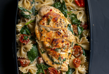 Caramelized Onion Chicken Pasta