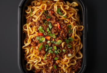 Chili Ground Beef Noodles