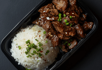 Mongolian Beef and White Rice