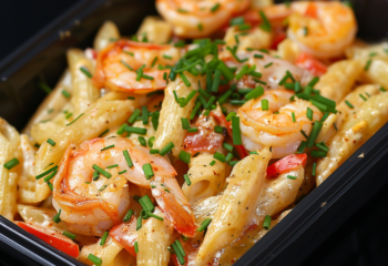 Creamy Shrimp Fajita Pasta
