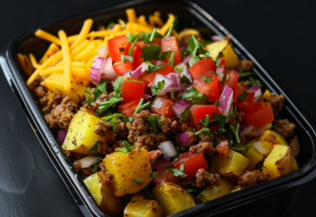 Ground Turkey Burger Bowl