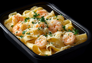 Creamy Tuscan Shrimp Pappardelle Pasta