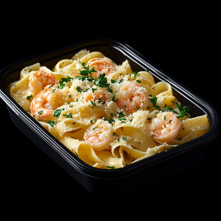 Creamy Tuscan Shrimp Pappardelle Pasta MyoMeals