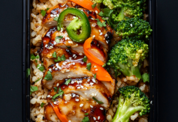 General Tso Chicken Bowl over Fried Rice