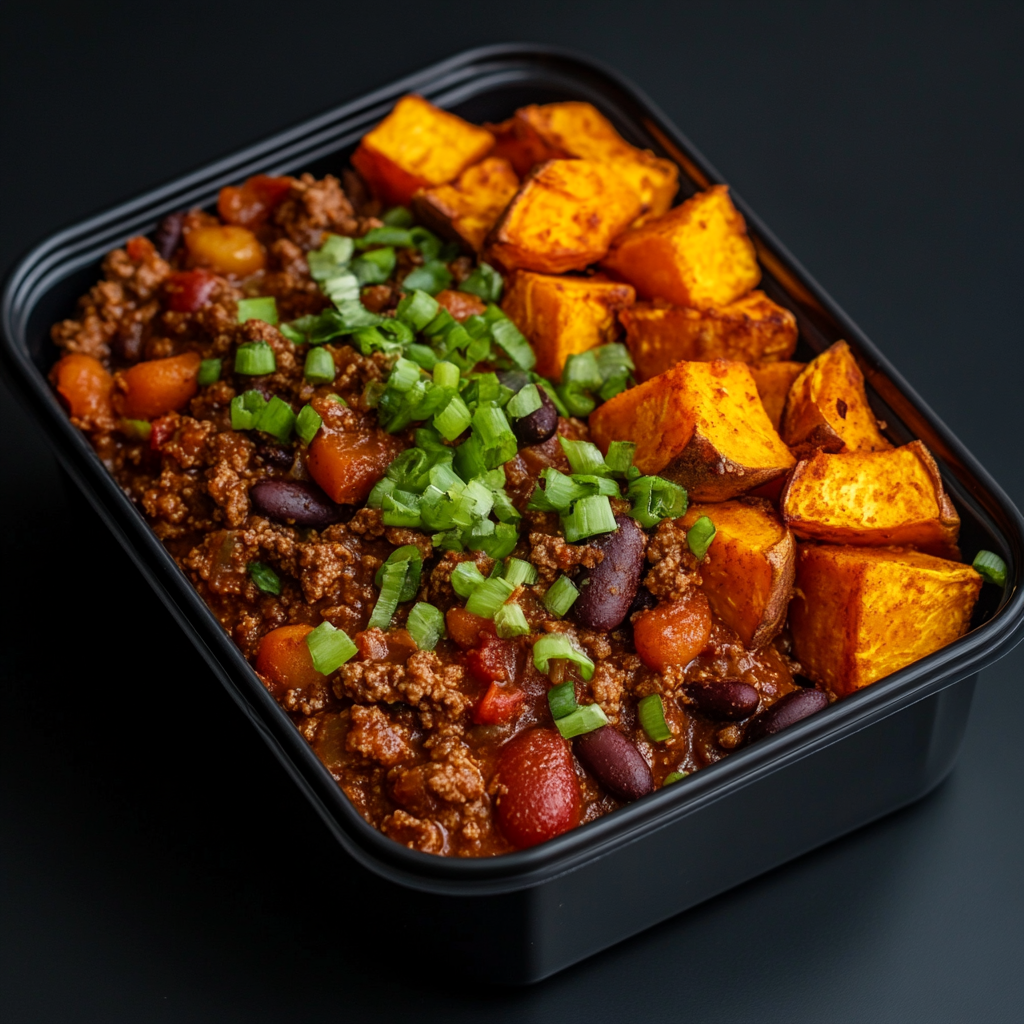 myomeals_ground_beef_chili_on_one_side_and_roasted_sweet_potato_be56fd84-b40f-453e-a12a-783037504305