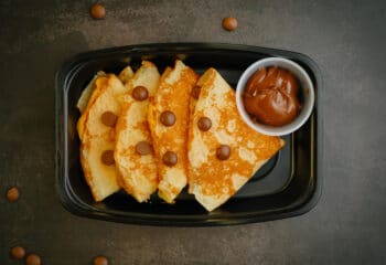 Pumpkin Puree Crepes with Nutella