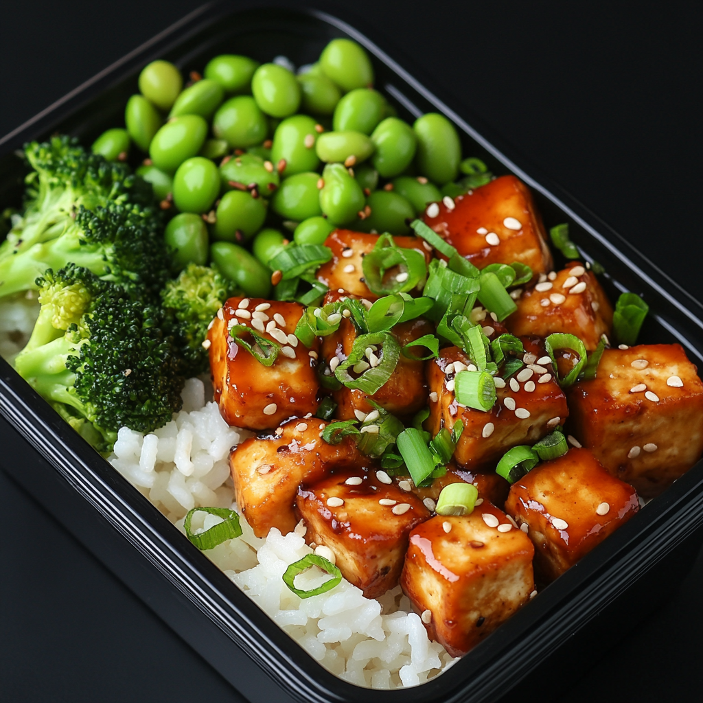 Korean Tofu Bites Bowl