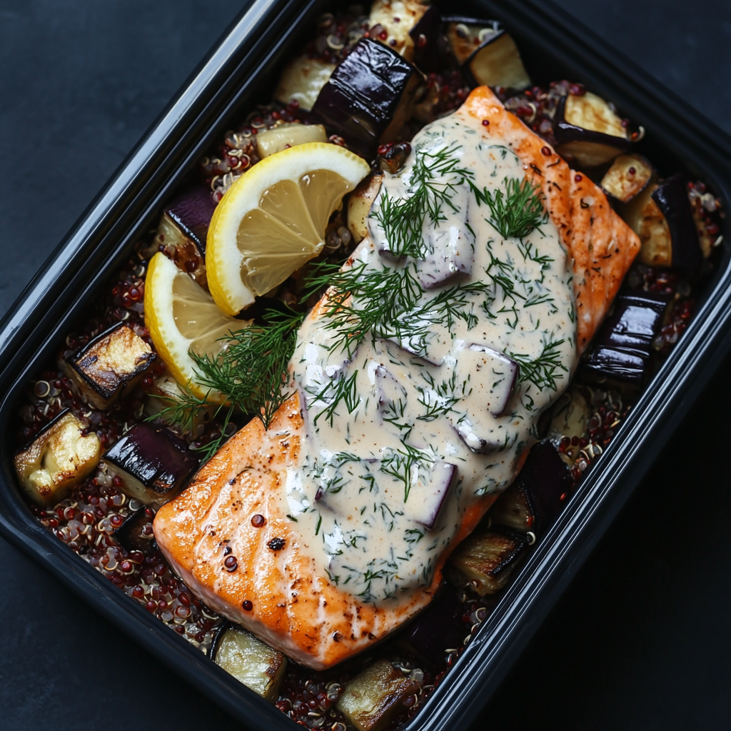 myomeals_Salmon_with_a_creamy_sauce_over_it_next_to_diced_eggpl_4ede0b42-daa9-41fc-a080-77c65777c7eb