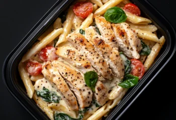 Chicken Florentine Penne Pasta