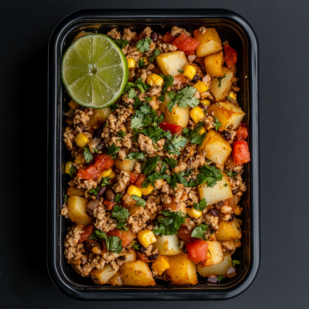 Ground Turkey Enchilada Skillet