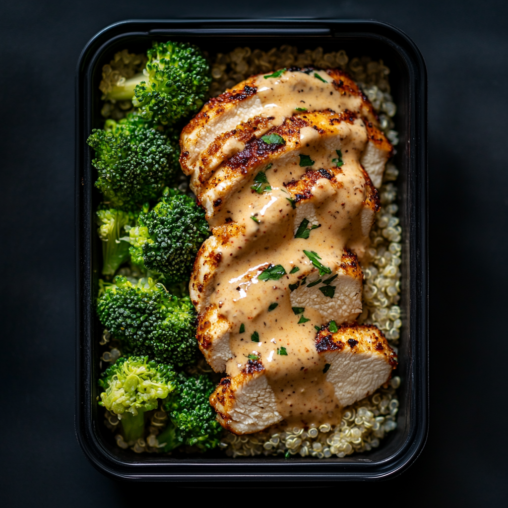 myomeals_Creamy_cajun_sauce_over_chicken_breast_layered_over_qu_efce716e-f15f-452e-8f79-c3deb938bf5a