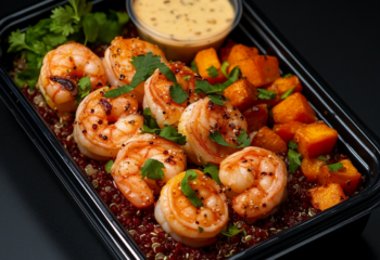 Cilantro Lime Shrimp with Habanero Crema