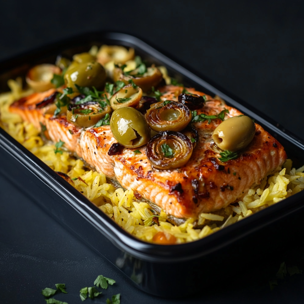 myomeals_saucy_salmon_layered_on_top_of_yellow_rice._Paired_nex_889501e0-eec9-41aa-8c5a-c893b36cc18c