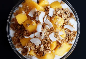 Mango Coconut Granola Parfait