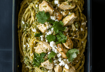 Poblano Chicken Spaghetti Verde