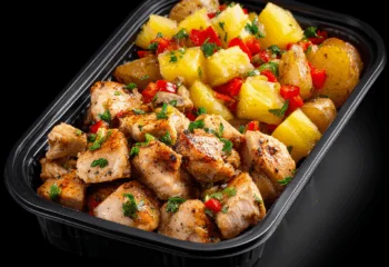 Grilled Pineapple BBQ Chicken Bites