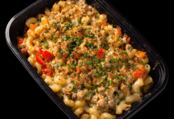 Ground Turkey and Bell Pepper Mac n' Cheese