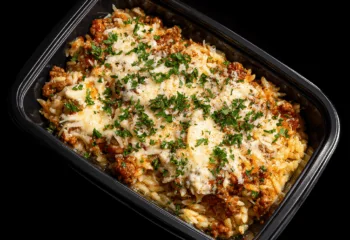 Ground Turkey Orzo Skillet