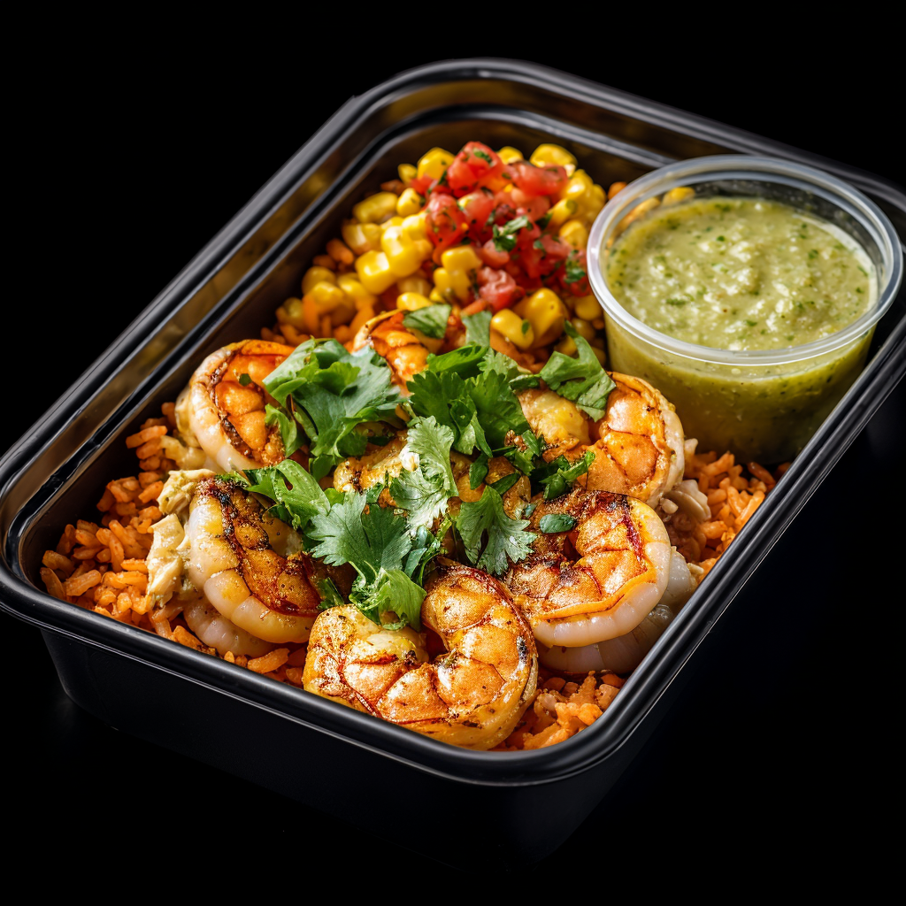 Sauteed Shrimp Verde Bowl