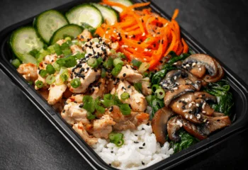 Korean Chicken Bibimbap Bowl