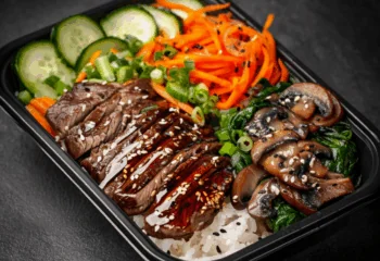 Korean Flank Steak Bibimbap Bowl