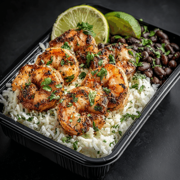 Cuban Sauteed Shrimp Bowl | Healthy Lunch & Dinner Delivery Chicago | MyoMeals