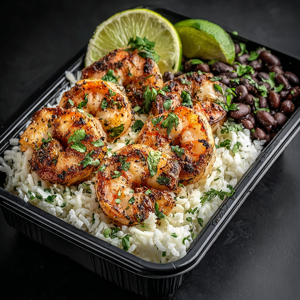 Cuban Sauteed Shrimp Bowl | Healthy Lunch & Dinner Delivery Chicago | MyoMeals