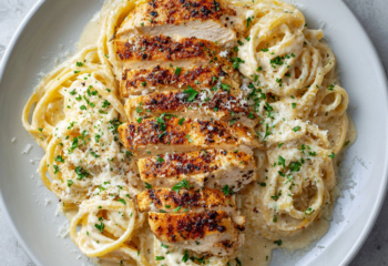 Creamy Chicken Alfredo Fettucine