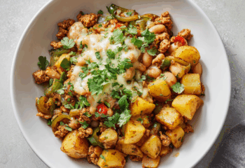 Santa Fe Ground Turkey Chili Skillet
