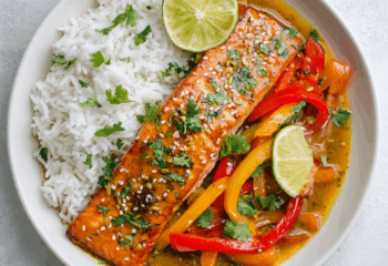 Coconut Curry Salmon Bowl Coconut Curry Salmon Bowl
