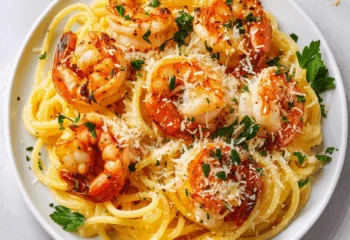 Creamy Shrimp and Garlic Butter Spaghetti