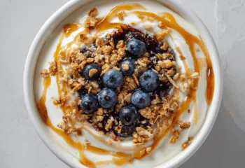 Blueberry Jam Honey Parfait