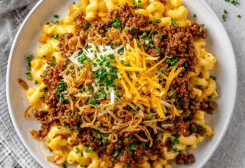 Memphis BBQ Ground Turkey Mac n' Cheese