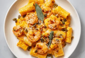 Sautéed Shrimp Butternut Pasta