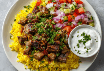 Flank Steak Beef Shawarma Bowl