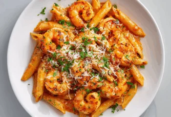 Creamy Shrimp Penne alla 