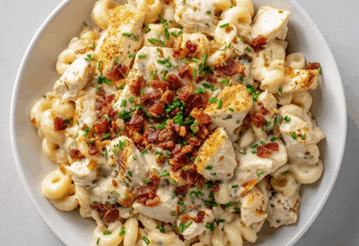 Chicken Bacon Ranch Mac n' Cheese
