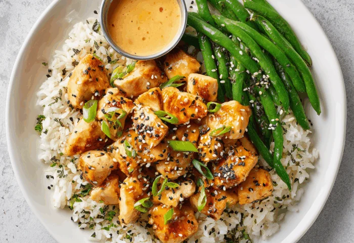 Bang Bang Chicken with Coconut Rice
