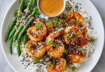 Bang Bang Shrimp with Coconut Rice