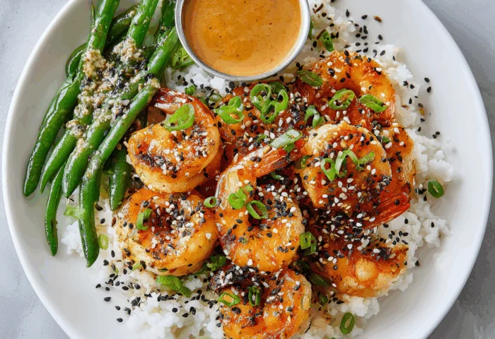 Bang Bang Shrimp with Coconut Rice