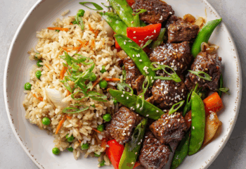 Hibachi Steak Bites & Fried Rice