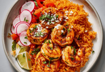 Tomatillo Shrimp Fajita Bell Pepper Bowl