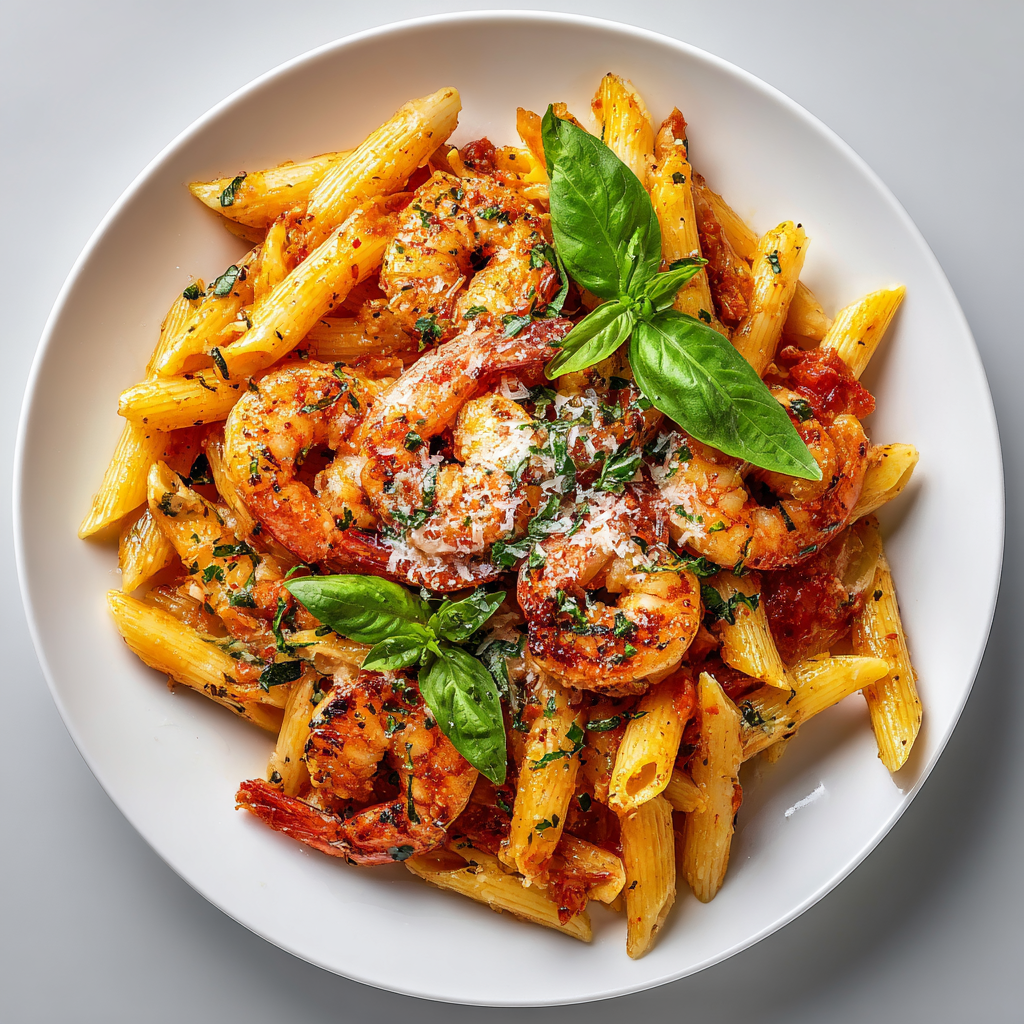 Italian Shrimp Pasta Arrabiata