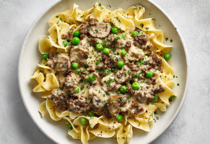 Ground Beef Stroganoff