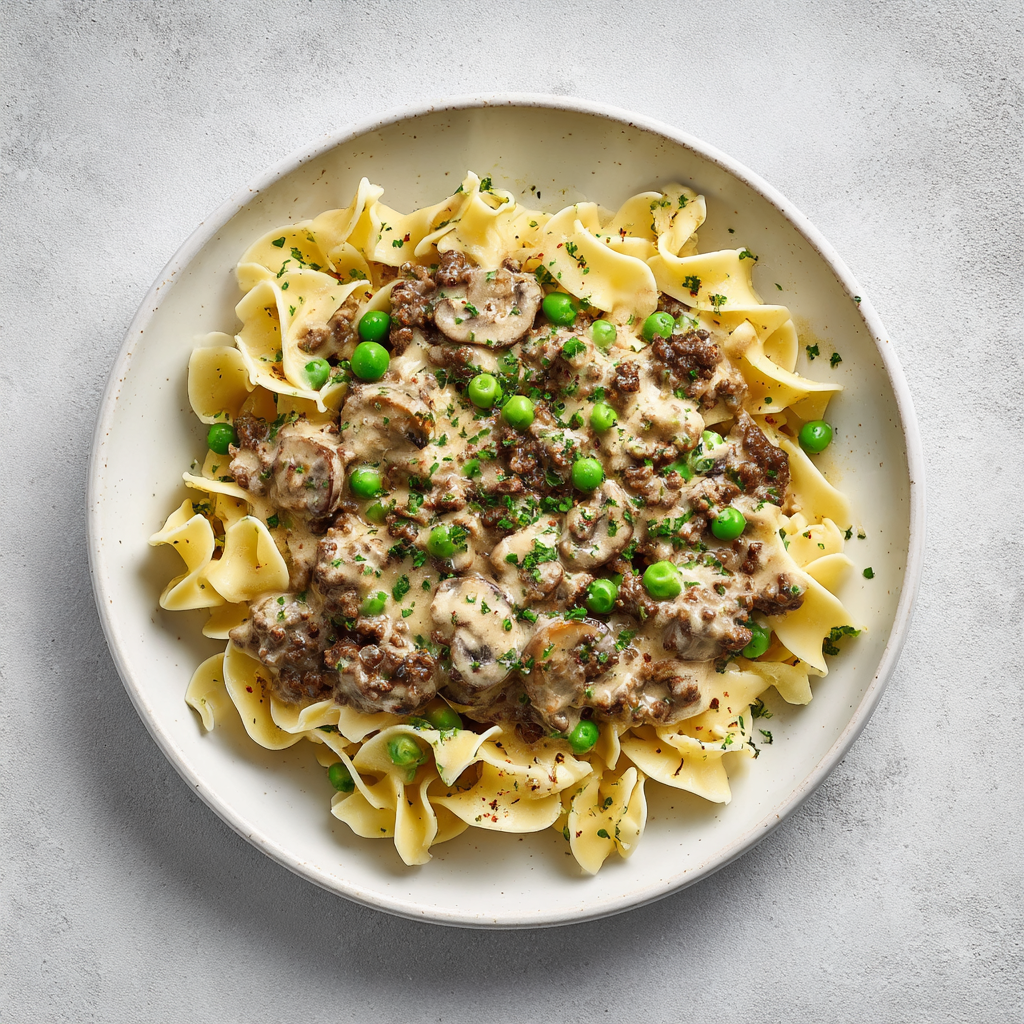 Ground Beef Stroganoff