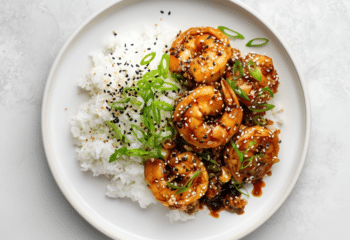 Korean BBQ Shrimp Bowl