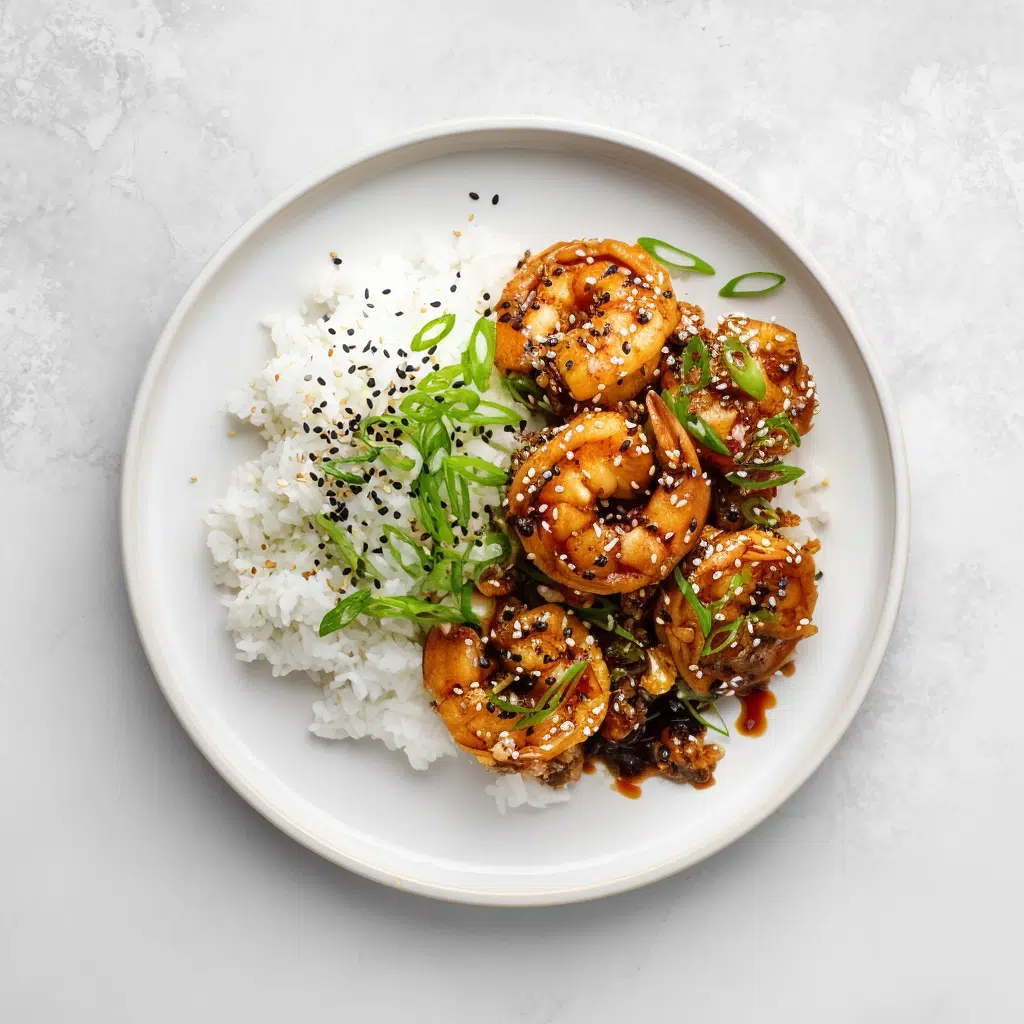 Korean BBQ Shrimp Bowl