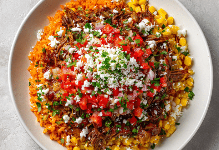 Shredded Beef Barbacoa Burrito Bowl