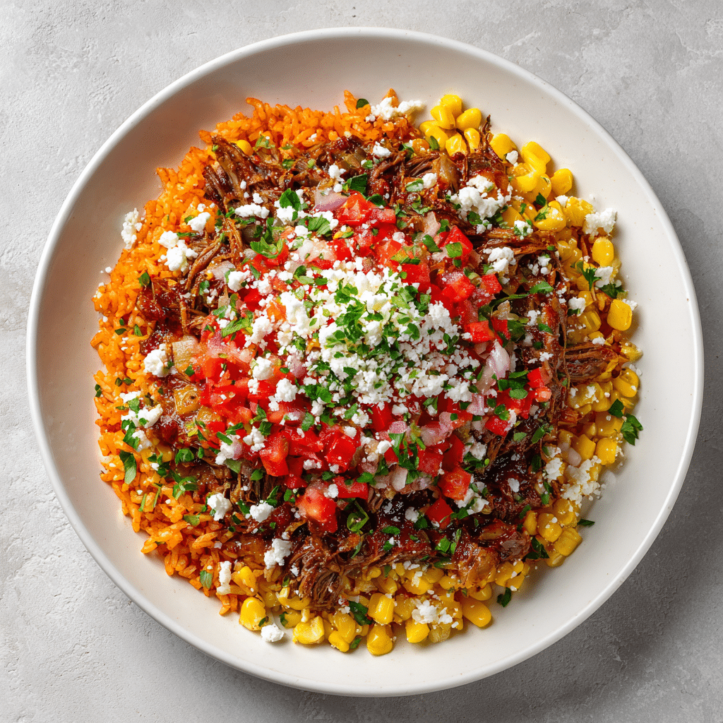 Shredded Beef Barbacoa Burrito Bowl