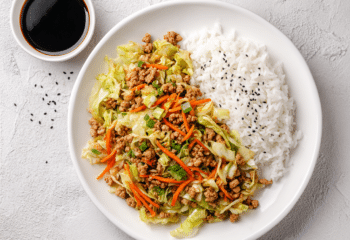 Ground Turkey Eggroll in a Bowl